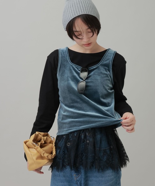 LAKOLE(ラコレ)の「アソート裾レイヤードロングスリーブ3 / 1075422(Tシャツ/カットソー・レディース・ホワイト/ブラック/オフホワイト/その他9・FREE)」の17枚目の写真