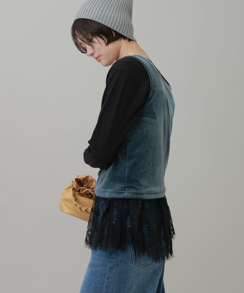 LAKOLE(ラコレ)の「アソート裾レイヤードロングスリーブ3 / 1075422(Tシャツ/カットソー・レディース・ホワイト/ブラック/オフホワイト/その他9・FREE)」の18枚目の写真