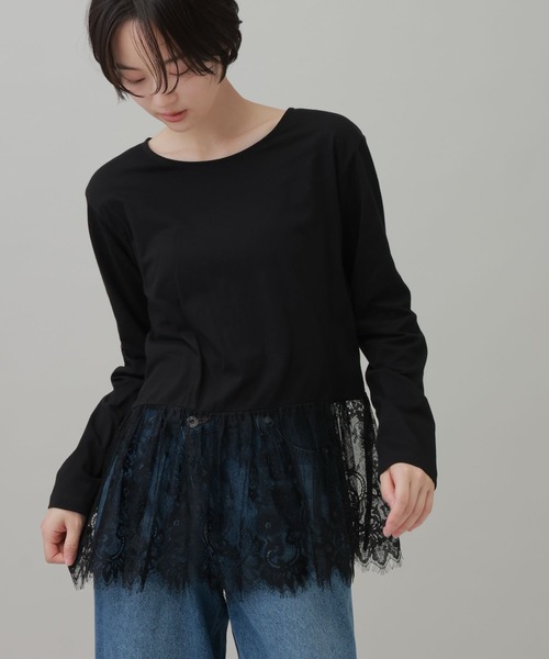 LAKOLE(ラコレ)の「アソート裾レイヤードロングスリーブ3 / 1075422(Tシャツ/カットソー・レディース・ホワイト/ブラック/オフホワイト/その他9・FREE)」の21枚目の写真