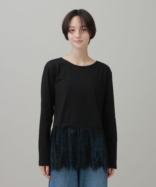LAKOLE(ラコレ)の「アソート裾レイヤードロングスリーブ3 / 1075422(Tシャツ/カットソー・レディース・ホワイト/ブラック/オフホワイト/その他9・FREE)」の11枚目の写真