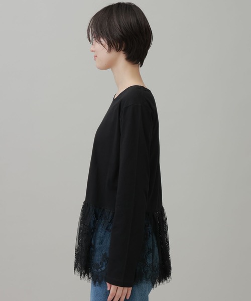 LAKOLE(ラコレ)の「アソート裾レイヤードロングスリーブ3 / 1075422(Tシャツ/カットソー・レディース・ホワイト/ブラック/オフホワイト/その他9・FREE)」の12枚目の写真