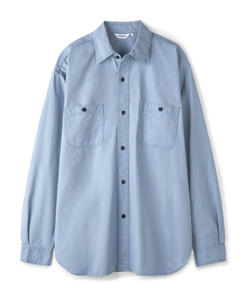PARTIMENTO(パルティメント)の「ウォッシュドダブルポケットシャツ ブルー(シャツ/ブラウス・メンズ・その他・MEDIUM/LARGE)」の1枚目の写真
