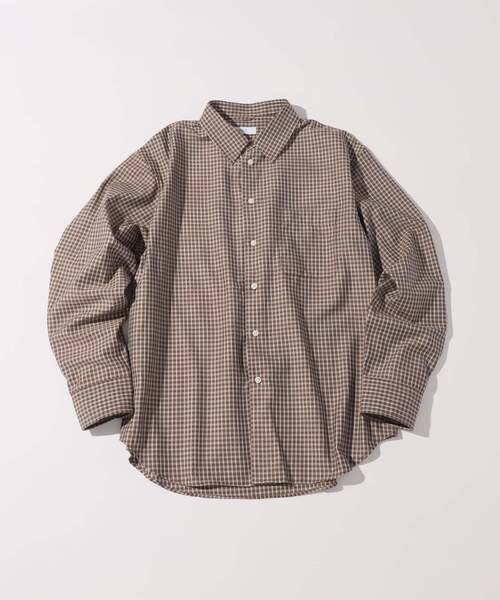 B.C STOCK（ベーセーストック）の「MODERN CHECK SHIRTS（シャツ/ブラウス・メンズ・キャメル/ブラック/ホワイト系その他・MEDIUM/LARGE）」の3枚目の写真