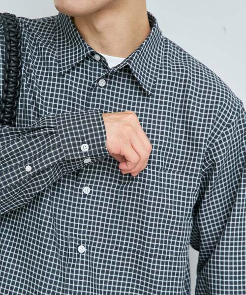 B.C STOCK（ベーセーストック）の「MODERN CHECK SHIRTS（シャツ/ブラウス・メンズ・キャメル/ブラック/ホワイト系その他・MEDIUM/LARGE）」の9枚目の写真