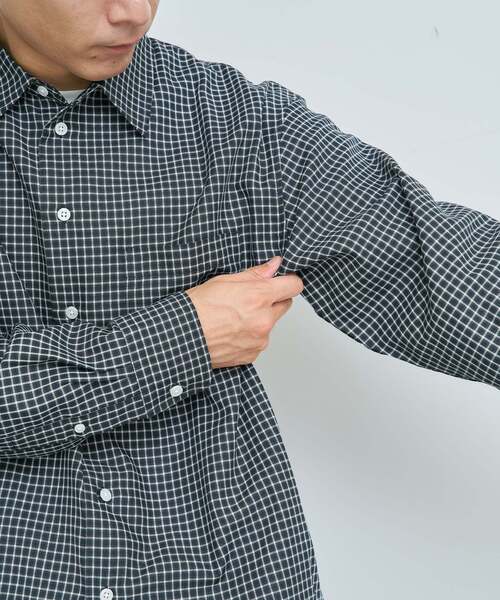 B.C STOCK（ベーセーストック）の「MODERN CHECK SHIRTS（シャツ/ブラウス・メンズ・キャメル/ブラック/ホワイト系その他・MEDIUM/LARGE）」の10枚目の写真