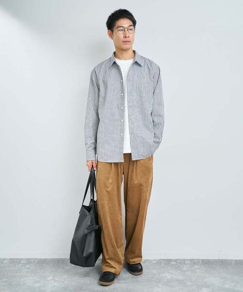 B.C STOCK（ベーセーストック）の「MODERN CHECK SHIRTS（シャツ/ブラウス・メンズ・キャメル/ブラック/ホワイト系その他・MEDIUM/LARGE）」の18枚目の写真