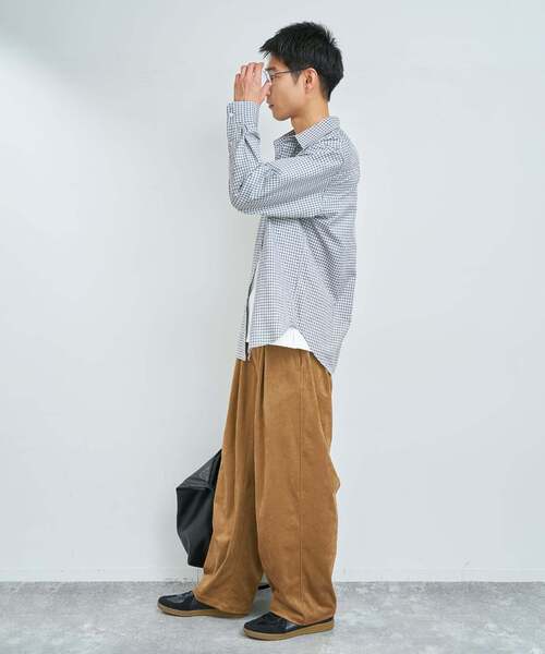 B.C STOCK（ベーセーストック）の「MODERN CHECK SHIRTS（シャツ/ブラウス・メンズ・キャメル/ブラック/ホワイト系その他・MEDIUM/LARGE）」の19枚目の写真