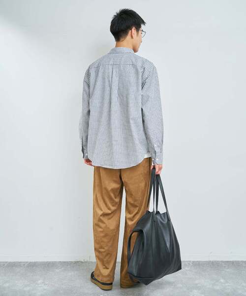 B.C STOCK（ベーセーストック）の「MODERN CHECK SHIRTS（シャツ/ブラウス・メンズ・キャメル/ブラック/ホワイト系その他・MEDIUM/LARGE）」の20枚目の写真