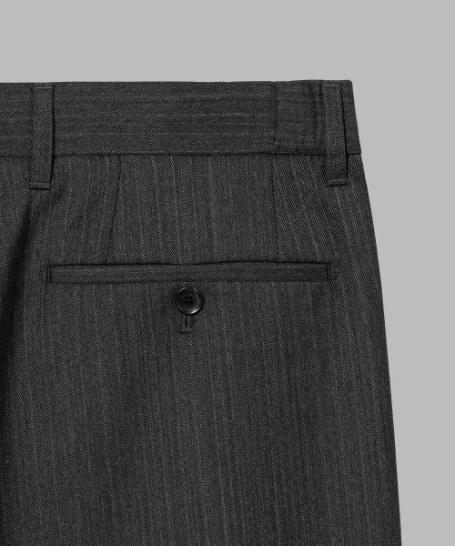 NONBLANK(ノンブランク)の「バーティカル ルーズフィット ウエストゴム スラックス_DARK GREY(スラックス・メンズ・その他・MEDIUM/LARGE/X-LARGE/XX-LARGE)」の5枚目の写真