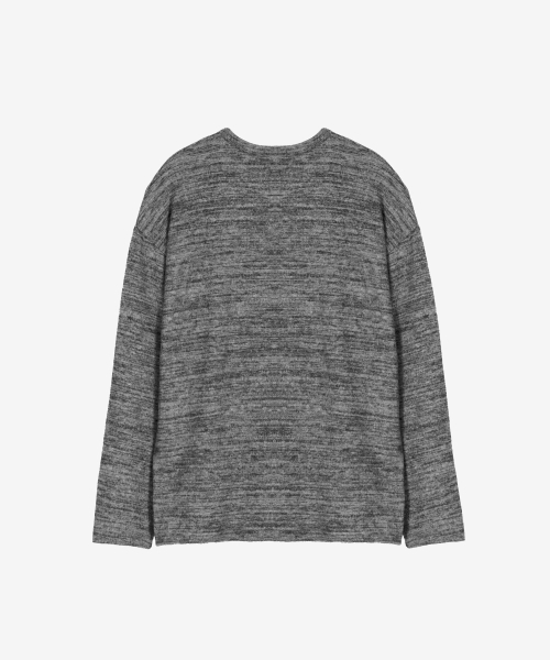 INEXCIS(イネクシス)の「スタティック ニット ロングスリーブ (Melange Grey)(Tシャツ/カットソー・レディース・その他・FREE)」の2枚目の写真
