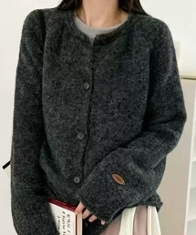 ニットクルーカーディガン