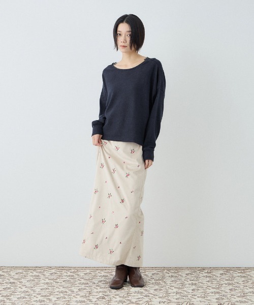 VICKY(ビッキー)の「バックレースプルオーバー(Tシャツ/カットソー・レディース・ブラック/ベージュ/ネイビー・M)」の14枚目の写真