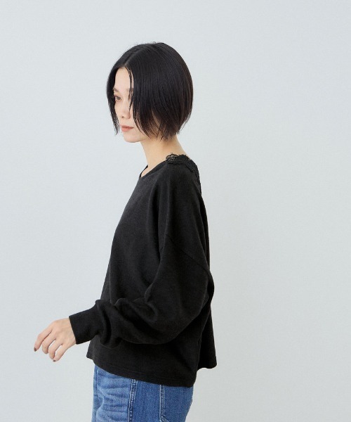 VICKY(ビッキー)の「バックレースプルオーバー(Tシャツ/カットソー・レディース・ブラック/ベージュ/ネイビー・M)」の18枚目の写真