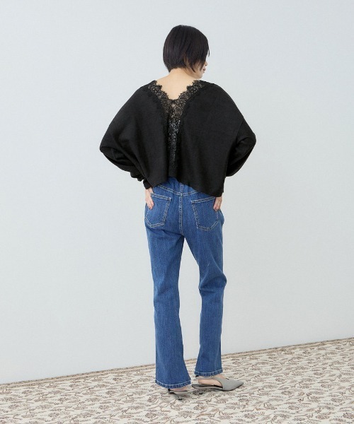 VICKY(ビッキー)の「バックレースプルオーバー(Tシャツ/カットソー・レディース・ブラック/ベージュ/ネイビー・M)」の10枚目の写真