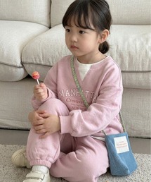 aimoha（アイモハ）の「【aimoha KIDS】【90-150cm】ロゴスウェット＆ジョガーパンツセットアップ（セットアップ）」