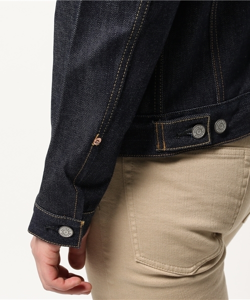 HYSTERIC GLAMOUR（ヒステリックグラマー）の「RAWデニム 2ND TYPE Gジャン（デニムジャケット・メンズ・インディゴブルー・MEDIUM/LARGE/SMALL）」の10枚目の写真