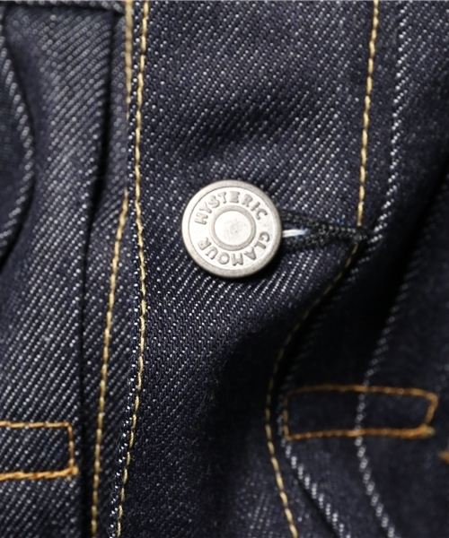 HYSTERIC GLAMOUR（ヒステリックグラマー）の「RAWデニム 2ND TYPE Gジャン（デニムジャケット・メンズ・インディゴブルー・MEDIUM/LARGE/SMALL）」の5枚目の写真