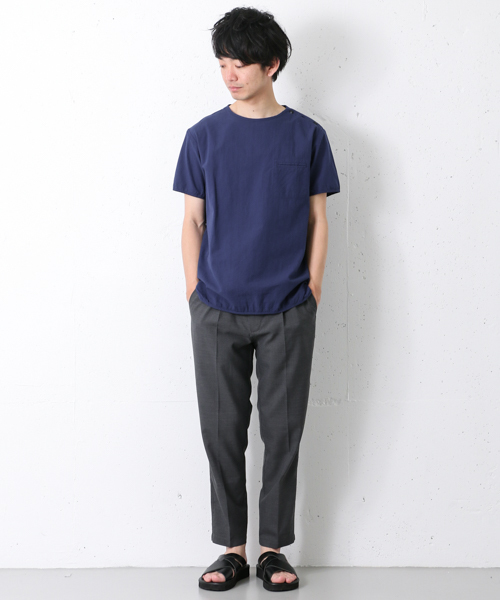 URBAN RESEARCH DOORS MENS(アーバンリサーチ ドアーズ メンズ)の「DOORS Broad Cloth S/S Tee(シャツ/ブラウス・メンズ・カーキ/オフホワイト/ブルー・40/38)」の6枚目の写真