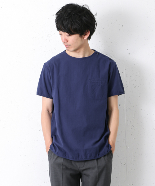URBAN RESEARCH DOORS MENS(アーバンリサーチ ドアーズ メンズ)の「DOORS Broad Cloth S/S Tee(シャツ/ブラウス・メンズ・カーキ/オフホワイト/ブルー・40/38)」の7枚目の写真