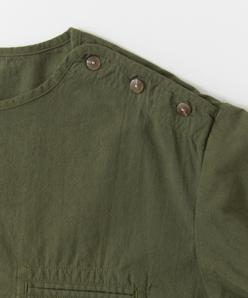 URBAN RESEARCH DOORS MENS(アーバンリサーチ ドアーズ メンズ)の「DOORS Broad Cloth S/S Tee(シャツ/ブラウス・メンズ・カーキ/オフホワイト/ブルー・40/38)」の12枚目の写真