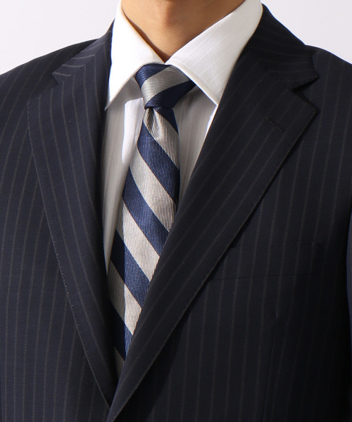 ABAHOUSE(アバハウス)の「【WEB別注】レジメンタルタイ(ネクタイ・メンズ・ネイビー/グレー/ブルー/ボルドー・FREE)」の16枚目の写真