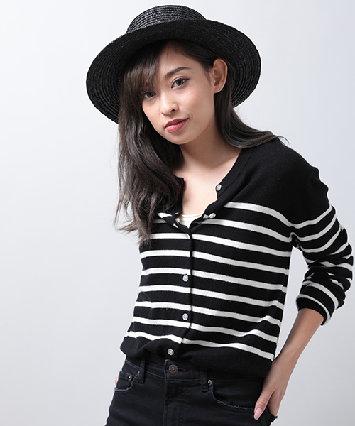 Denime(ドゥニーム)の「ベーシックカーディガン(カーディガン/ボレロ・レディース・ブラック/ブルー系その他5/ワイン/グレー/ブラック系その他5・FREE)」の3枚目の写真