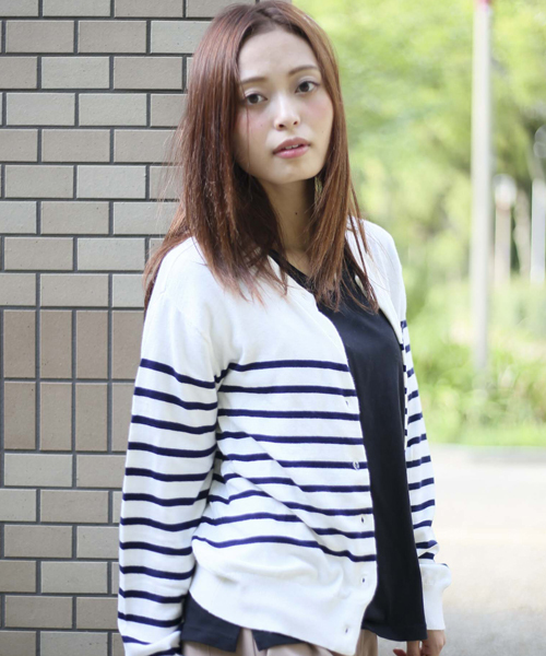 Denime(ドゥニーム)の「ベーシックカーディガン(カーディガン/ボレロ・レディース・ブラック/ブルー系その他5/ワイン/グレー/ブラック系その他5・FREE)」の16枚目の写真