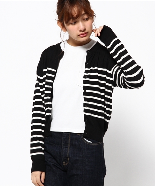 Denime(ドゥニーム)の「ベーシックカーディガン(カーディガン/ボレロ・レディース・ブラック/ブルー系その他5/ワイン/グレー/ブラック系その他5・FREE)」の19枚目の写真