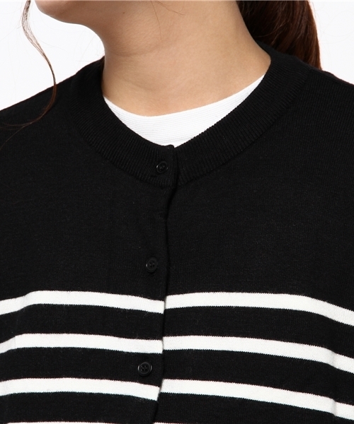 Denime(ドゥニーム)の「ベーシックカーディガン(カーディガン/ボレロ・レディース・ブラック/ブルー系その他5/ワイン/グレー/ブラック系その他5・FREE)」の9枚目の写真