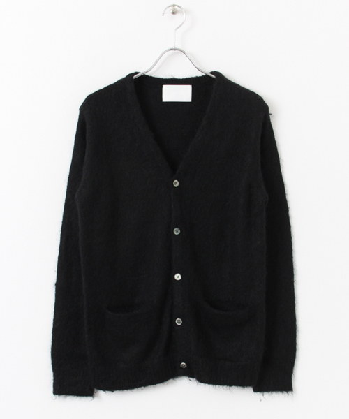 URBAN RESEARCH（アーバンリサーチ）の「URiD モヘヤVカーディガン（カーディガン/ボレロ・メンズ・キャメル/ブラック・MEDIUM/LARGE）」の13枚目の写真