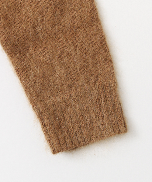 URBAN RESEARCH（アーバンリサーチ）の「URiD モヘヤVカーディガン（カーディガン/ボレロ・メンズ・キャメル/ブラック・MEDIUM/LARGE）」の18枚目の写真