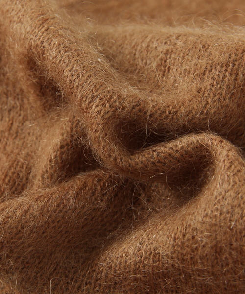 URBAN RESEARCH（アーバンリサーチ）の「URiD モヘヤVカーディガン（カーディガン/ボレロ・メンズ・キャメル/ブラック・MEDIUM/LARGE）」の10枚目の写真