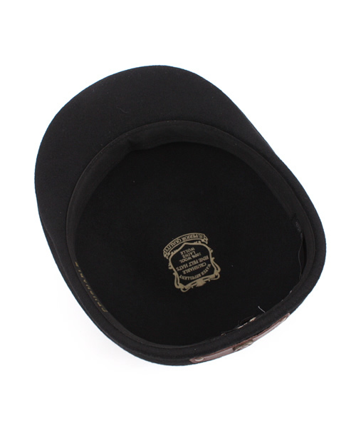 BEAUTY&YOUTH UNITED ARROWS（ビューティーアンドユースユナイテッドアローズ）の「BY/SOR FELT HUNTING（ハンチング/ベレー帽・メンズ・ブラック/グレー/ワインレッド/ベージュ・ONE）」の7枚目の写真