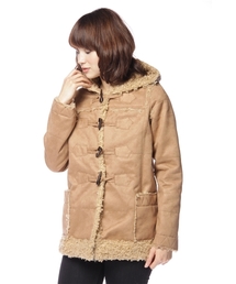 mystic | フェイクムートンダッフル(ダッフルコート)