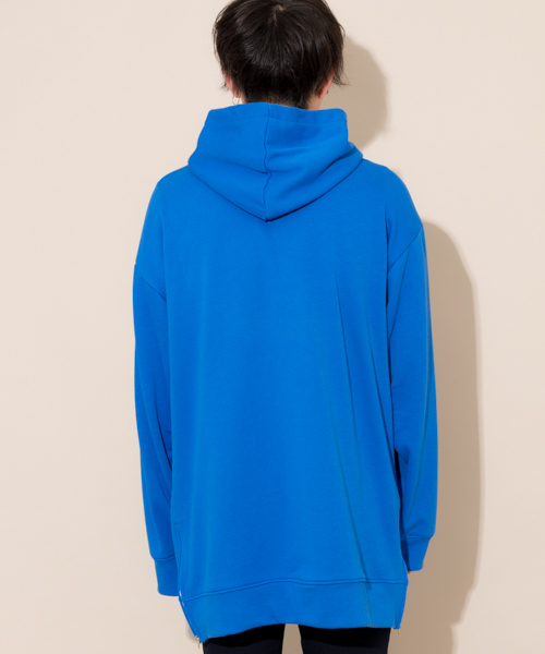 MANGROVE（マングローブ）の「【MANGROVE】スウェット裾ZIPプルオーバーBIGパーカー（パーカー・メンズ・ベージュ/ネイビー/マスタード/ホワイト/ブラック/グレー/チャコールグレー/ブルー/ダークグレー/杢グレー・FREE）」の14枚目の写真