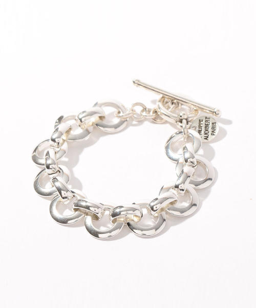 PHILIPPE AUDIBERT(フィリップ オーディベール)の「PHILIPPE AUDIBERT(フィリップオーディベール)リングチェーンブレスレット(ブレスレット・レディース・シルバー・フリ-)」の6枚目の写真