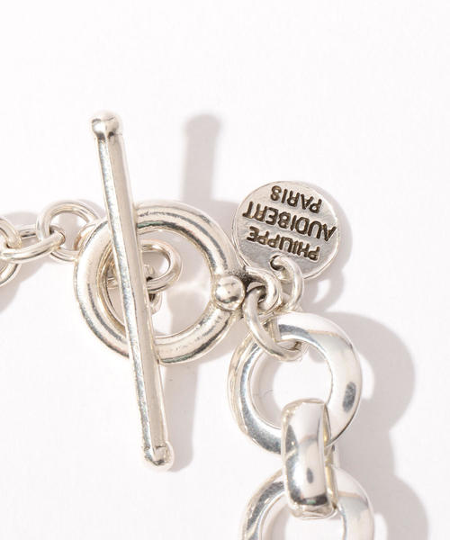 PHILIPPE AUDIBERT(フィリップ オーディベール)の「PHILIPPE AUDIBERT(フィリップオーディベール)リングチェーンブレスレット(ブレスレット・レディース・シルバー・フリ-)」の9枚目の写真