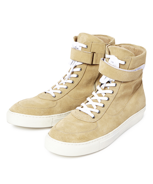 CHORD NUMBER EIGHT(コードナンバーエイト)の「SUEDE ZIP SNEAKER(スニーカー・メンズ・ブラック×ホワイト/ベージュ/ブラック・25cm/26cm/24cm/28cm/27cm)」の3枚目の写真
