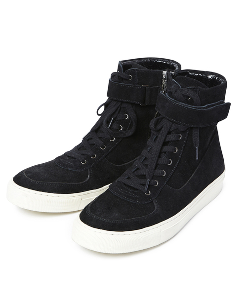 CHORD NUMBER EIGHT(コードナンバーエイト)の「SUEDE ZIP SNEAKER(スニーカー・メンズ・ブラック×ホワイト/ベージュ/ブラック・25cm/26cm/24cm/28cm/27cm)」の8枚目の写真