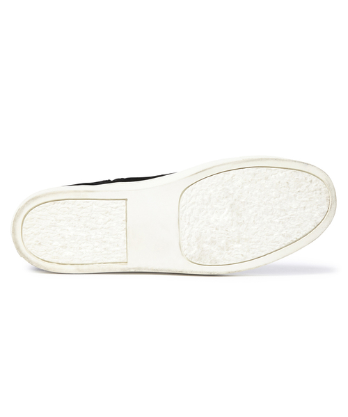 CHORD NUMBER EIGHT(コードナンバーエイト)の「SUEDE ZIP SNEAKER(スニーカー・メンズ・ブラック×ホワイト/ベージュ/ブラック・25cm/26cm/24cm/28cm/27cm)」の15枚目の写真