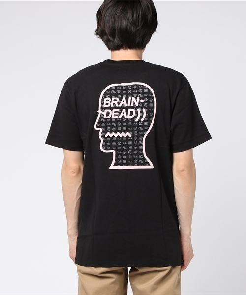 BRAIN DEAD Tシャツ・カットソー メンズ ブレインデッド 中古　古着 送料無料 ブレインデッド メンズ Tシャツ トップス Brain Dead The