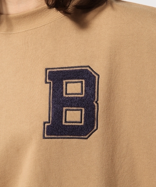 GLOBAL WORK（グローバルワーク）の「サガラシシュウスウェットプルオーバー/766275（スウェット・レディース・ブラック/ピンク/ベージュ系その他/グリーン系その他・MEDIUM/LARGE）」の6枚目の写真