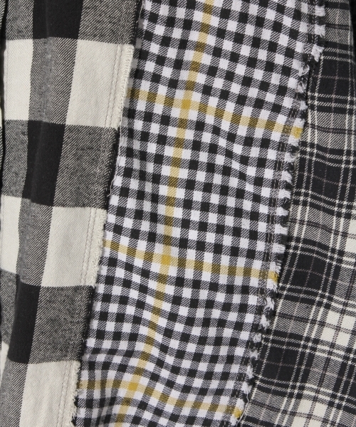 niko and...（ニコアンド）の「20ハギハギビッグシャツ【niko and ...】（シャツ/ブラウス・レディース・レッド/ベージュ/グレー・MEDIUM/LARGE）」の7枚目の写真