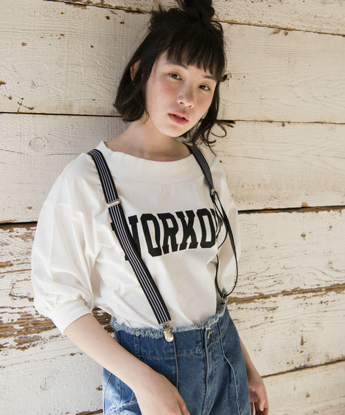 OLIVE des OLIVE(オリーブデオリーブ)の「サスペンダー付き ベイカーパンツ(デニムパンツ・レディース・ブルー/ブルー系その他・FREE)」の16枚目の写真