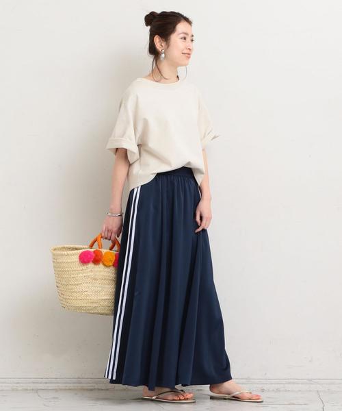 adidas(アディダス)の「【別注】<adidas>∴ロングスカート(スカート・レディース・ネイビー・SMALL/MEDIUM)」の6枚目の写真