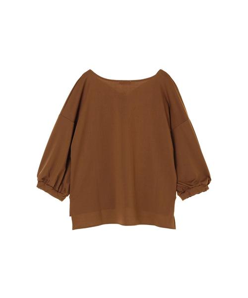 koe（コエ）の「・キーネック袖ボリュームプルオーバー（Tシャツ/カットソー・レディース・オフホワイト/ライトブラウン/カーキ/ネイビー・FREE）」の10枚目の写真