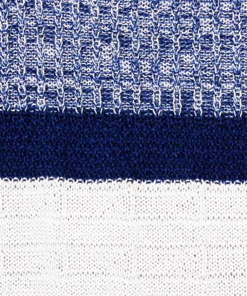 ８(eight)（エイト）の「ボーダー ニット 切替 半袖Tシャツ（Tシャツ/カットソー・メンズ・ホワイト/ブラック/ネイビー・LARGE/X-LARGE/MEDIUM）」の20枚目の写真