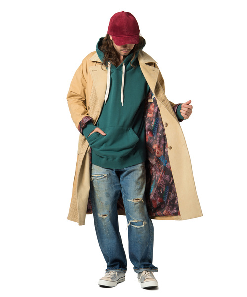 glamb(グラム)の「Viola hoodie / ヴィオラフーディ(パーカー・メンズ・ブラック/グリーン/ホワイト/グレー・2/0/1/3/4)」の16枚目の写真