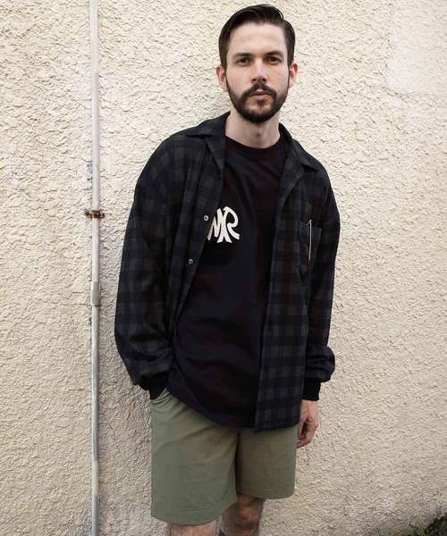 MR.OLIVE(ミスターオリーブ)の「< 直営店限定 > NEW MR EMBLEM / BIG SILHOUETTE POCKET LONGSLEEVE T-SHIRT(Tシャツ/カットソー・メンズ・ブラック/グレー/オフホワイト・SMALL/MEDIUM/LARGE/X-LARGE)」の17枚目の写真