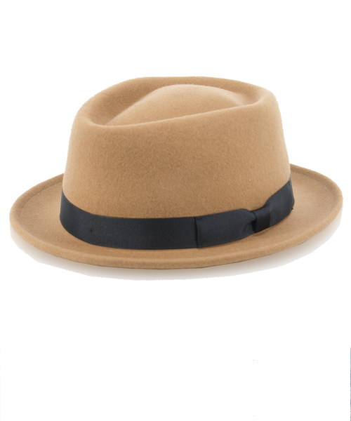 Ruben（ルーベン）の「ポケッタブル Dトップ フェルト中折れ（ハット・メンズ・ブラック/グレー/カーキ/キャメル/ワイン・XL）」の5枚目の写真